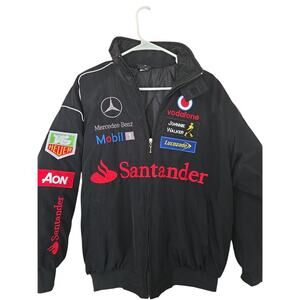 Vintage F1 McLaren Racing Jacket Mercedes Benz Team Sponsor Jacket Medium